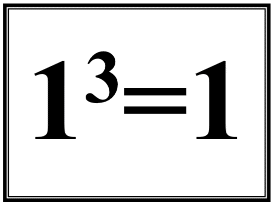 A black and white sign with numbers and equal to one Description automatically generated